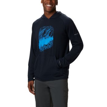 Columbia Muške Majice S Kapuljačom - Trail Shaker III Long Sleeve Tamnoplave | KOSL-78561